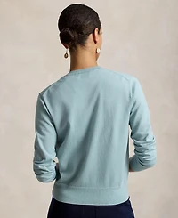 Polo Ralph Lauren Women's Crewneck Button-Up Cardigan Sweater