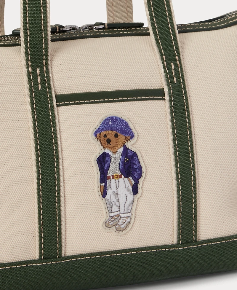Polo Ralph Lauren Holiday Bear Canvas Mini Shopper Tote