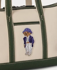 Polo Ralph Lauren Holiday Bear Canvas Mini Shopper Tote