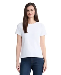 Jones New York Women's Short-Sleeve Pull-On Cotton T-Shirt