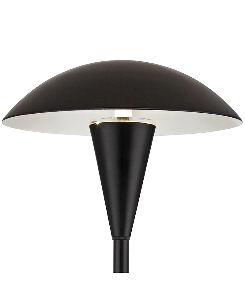 John Timberland Mushroom High Mid Century Modern 8-Piece Outdoor Landscape Lighting Set Porch House Led Bulb Metal Shade