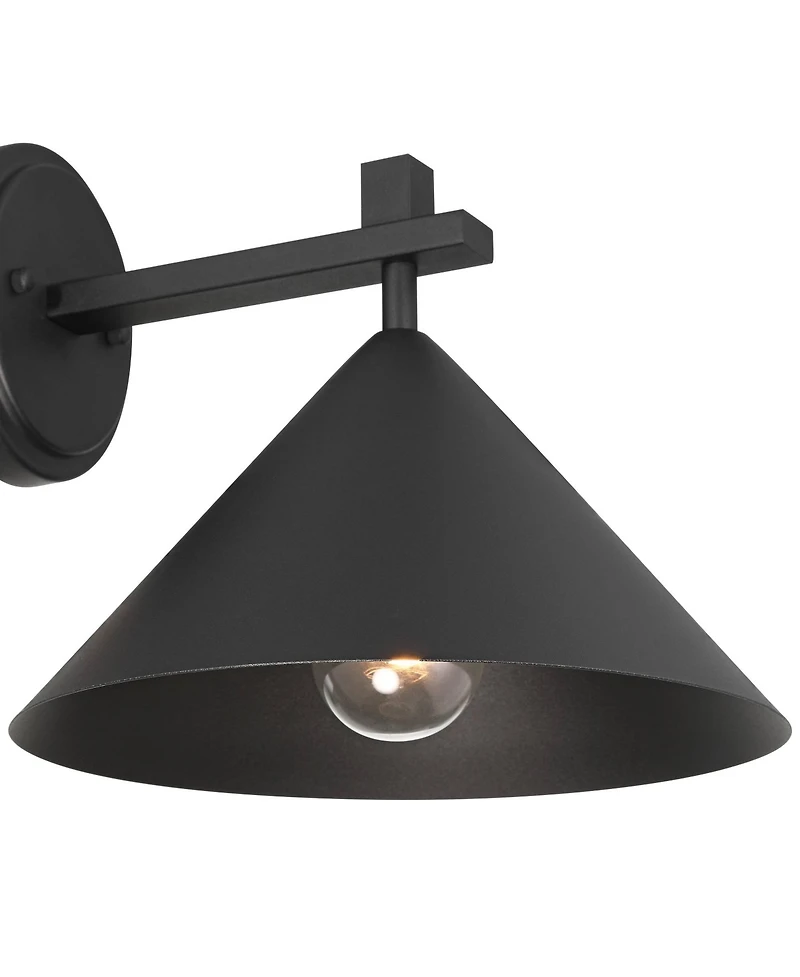 John Timberland Apex 9 High Modern Outdoor Wall Light Fixture Mount Porch House Dark Sky Textured Finish Metal