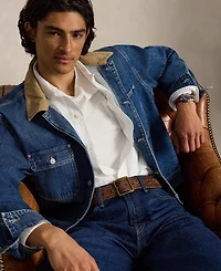 Polo Ralph Lauren Men's Embroidered Herringbone Overshirt