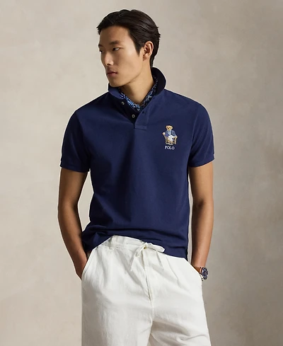Polo Ralph Lauren Men's Custom Slim-Fit Bear Shirt
