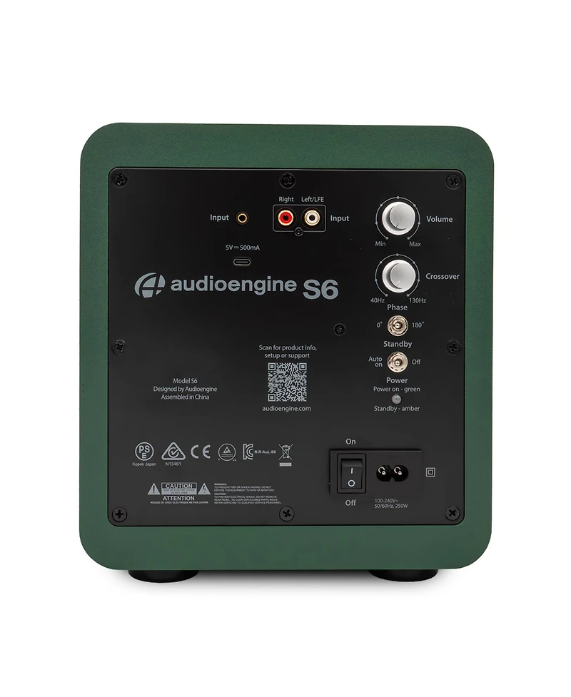 Audioengine S6 Powered Compact Subwoofer