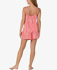Sanctuary Women's Sleeveless Camisole Top and Boxer Shorts, 2-Piece Set