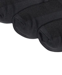 Lauren Ralph Women's Double Tab No Show Socks, 3-Pack