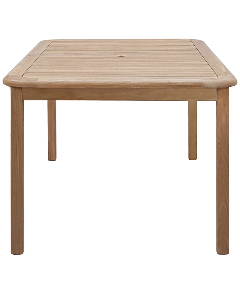 Bristol 71" Teak Wood Rectangle Dining Table, Created for Macy's