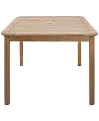 Bristol 71" Teak Wood Rectangle Dining Table, Created for Macy's