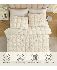 Unikome Modern Style Pintuck All Season Comforter