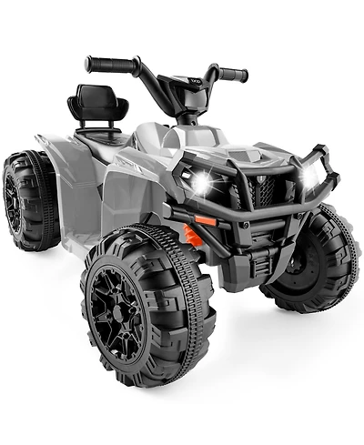 Best Choice Products 12V Kids Ride-On Atv Quad w/ Bluetooth, 2.4mph Max, Treaded Tires, Led Lights, Radio