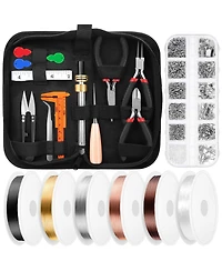 Gnuadz Wire Wrapping Jewelry Making Repair Beading Kit Tools Pliers Findings Ring