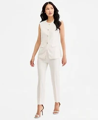 Anne Klein Four Button Vest Hollywood Pants