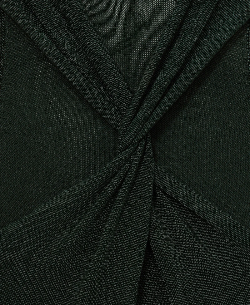 Reiss Women's Cut-Out Knitted Maxi Dress