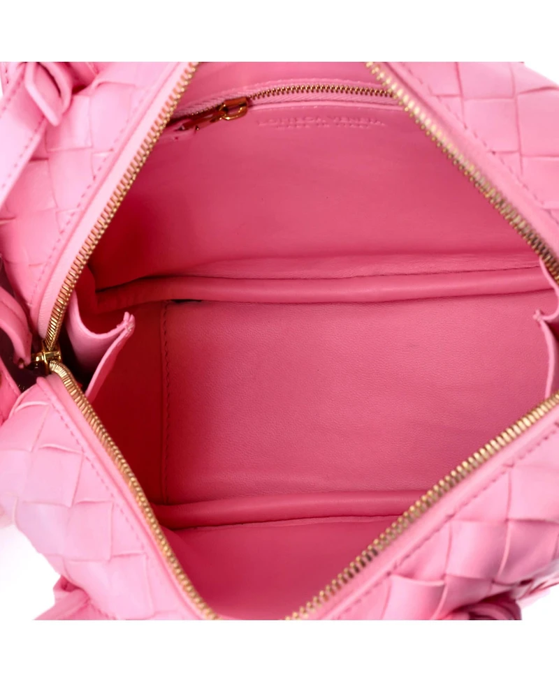 Pre-Owned Bottega Veneta Small Getaway Bag Intrecciato Leather