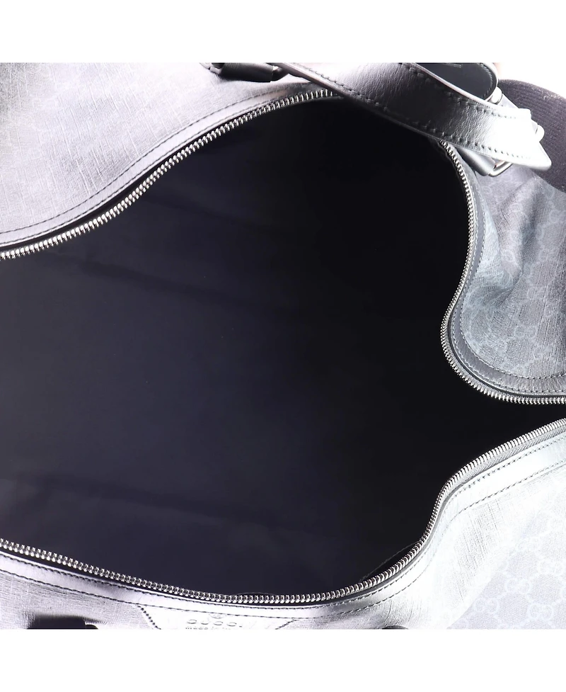 Pre-Owned Gucci Medium Carry On Convertible Duffle Bag Gg Coated Canvas