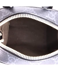 Pre-Owned Gucci Mini Interlocking G Patch Top Handle Crossbody Bag Gg Coated Canvas