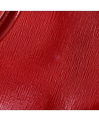 Pre-Owned Prada Small Promenade Bag Vernice Saffiano Leather