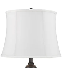 360 Lighting Lynn Modern Industrial Buffet Table Lamps 26" High Set of 2 Metal Softback Drum Shade for Bedroom Living Room Bedside Family
