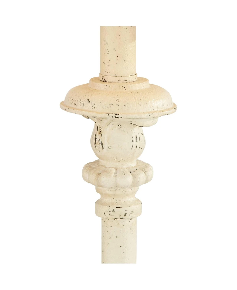 Regency Hill French Candlestick 34" Tall Scroll Skinny Buffet Traditional End Table Lamps Set of 2 Living Room Bedroom