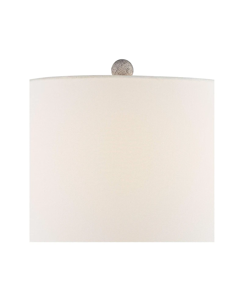 Regency Hill Patsy 26 1/2" Tall Farmhouse Rustic Traditional Table Lamps Set of 2 WiFi Smart Socket Living Room Bedroom