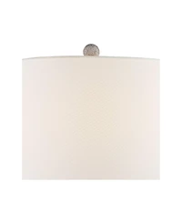 Regency Hill Patsy 26 1/2" Tall Farmhouse Rustic Traditional Table Lamps Set of 2 WiFi Smart Socket Living Room Bedroom