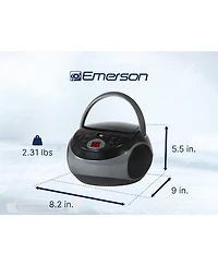 Portable Cd Player with Am/Fm Stereo Radio - Black