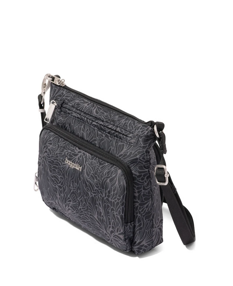 Baggallini Women's Modern Everywhere Slim Crossbody with Rfid Wristlet, Set 2 Piece