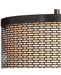 Franklin Iron Works Hunter Rustic Farmhouse Table Lamp with Table Top Dimmer 29 3/4" Tall