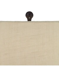 360 Lighting San Carlos 29" Tall Farmhouse Rustic Modern End Table Lamps Set of 2 Rattan Living Room Bedroom