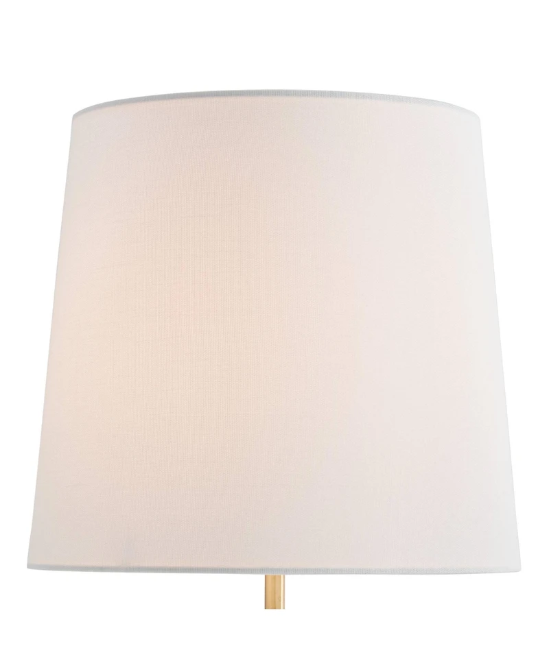 360 Lighting Ben 25" High Small Cylinder Modern Glam Table Lamp Marble Finish Living Room Bedroom Bedside