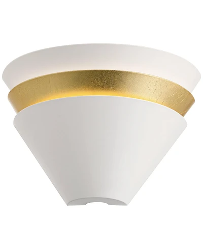 360 Lighting Misty 6 1/4" High Leaf Led Wall Sconce