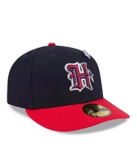 New Era Men's Navy/Red Houston Texans 2026 Nfl Draft Pre-Curved 59FIFTY Fitted Hat