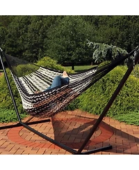 Heavy-Duty Handwoven Xxl Mayan Family Hammock with Thick Cord
