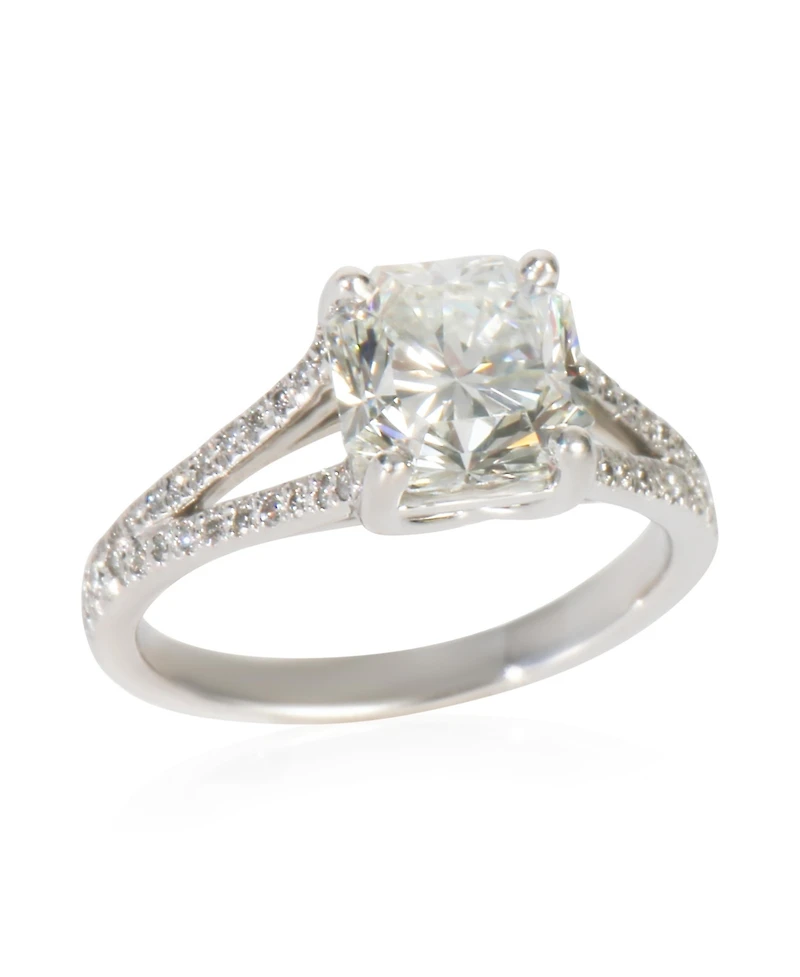 Pre-Owned Tiffany & Co 1.80ct Cut Cornered Mixed Cut Diamond Lucida Engagement Ring