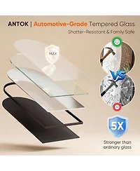 Antok Full Length Mirror, 78"x38" Floor Mirror, Arch Floor Standing Mirror Freestanding Arch Full Body with Stand for Bedroom, Hanging Mount