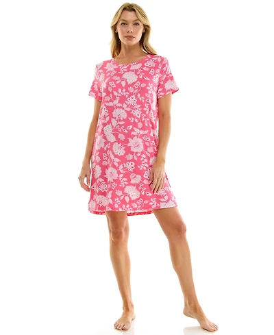 Roudelain Women's Short-Sleeve Sleep Shirt