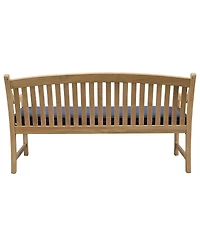 Bristol 62" Teak Wood 3 Seater Bench with Cushion, Created for Macy's