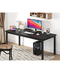 gaomon Modern Industrial 6-8 Person Rectangular Dining Table