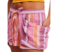 Free People Women's Pull-On Striped Shorts