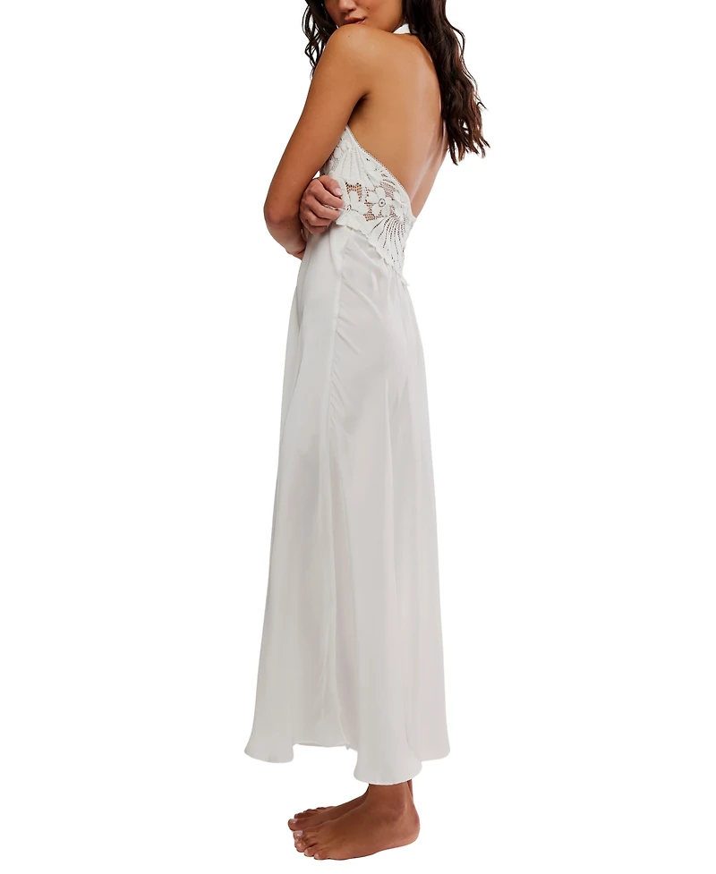 Free People Women's Petal Party V-Neck Midi Dress