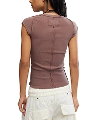 Free People Women's Ever Had Cap-Sleeve T-Shirt