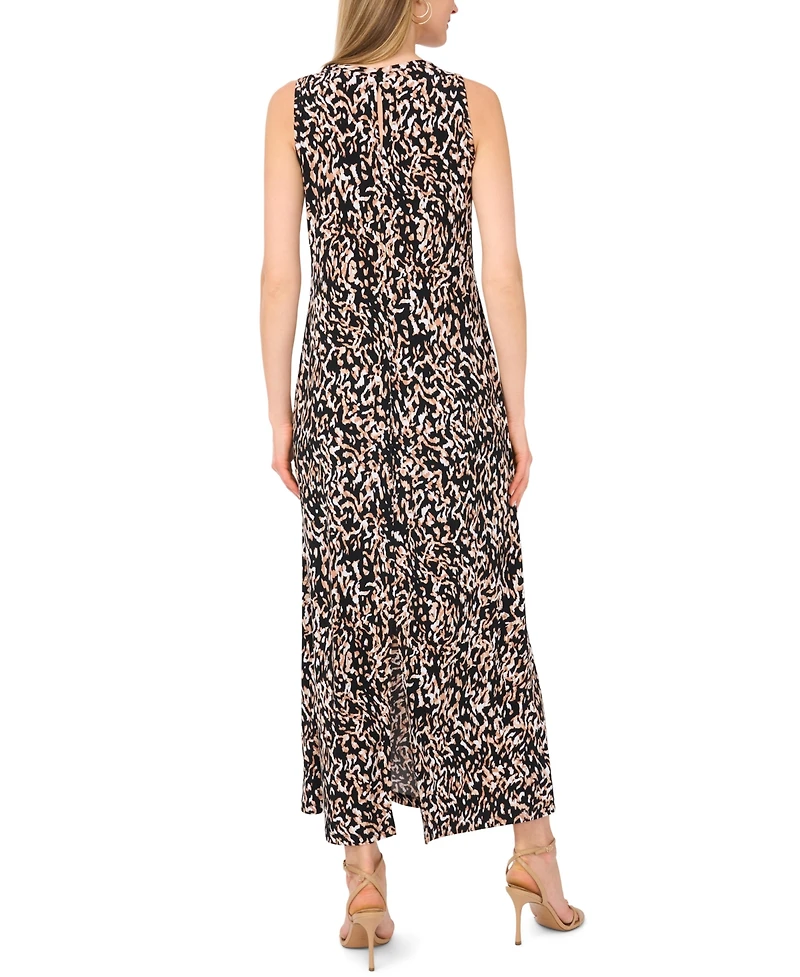 Vince Camuto Women's Crewneck Sleeveless Maxi Dress