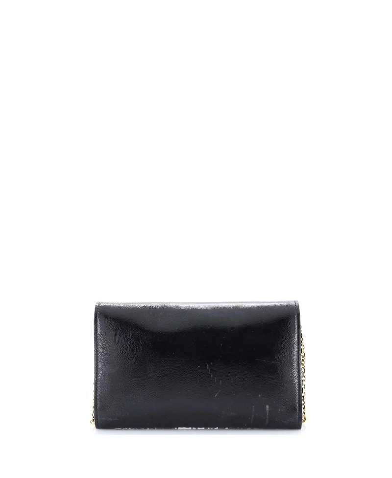 Pre-Owned Saint Laurent Small Belle de Jour Chain Wallet Leather