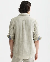 Scotch & Soda Men's Regular-Fit Long-Sleeve Cotton Collared Shirt