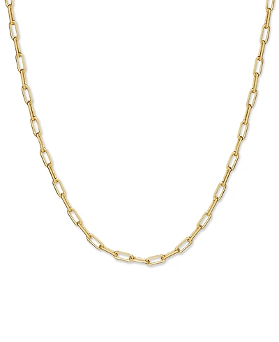 Ana Luisa Laura Gold-Plated Slim Link Chain Necklace