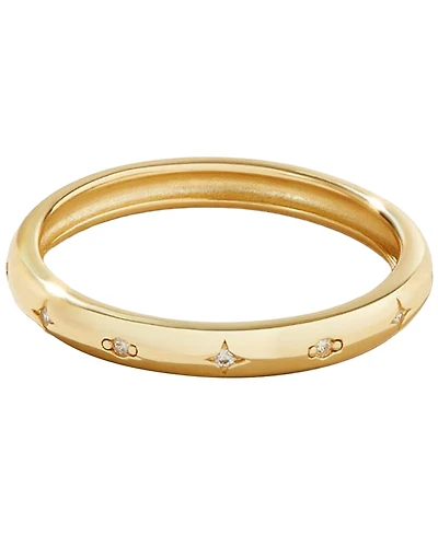Ana Luisa Capella Gold-Plated Celestial Band Ring
