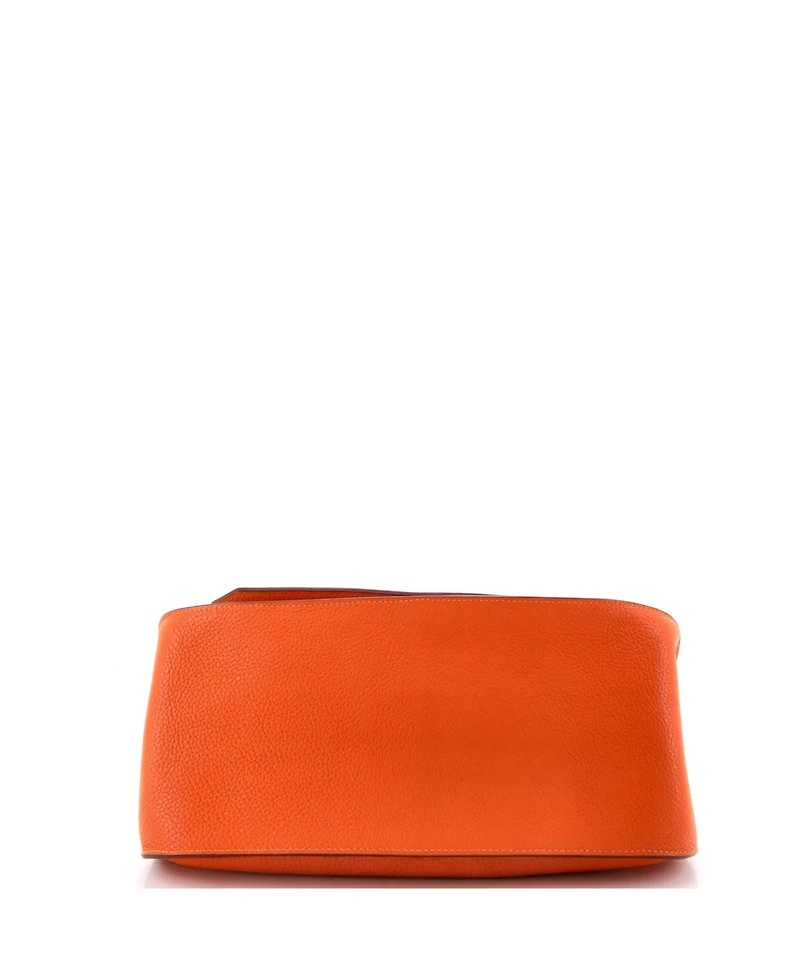 Pre-Owned HERMES 34 Verso Jypsiere Bag Clemence