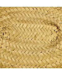 Pre-Owned Celine Teen Classic Panier Basket Tote Raffia and Leather