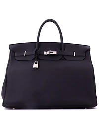 Pre-Owned HERMES Birkin Handbag Togo with Palladium Hardware